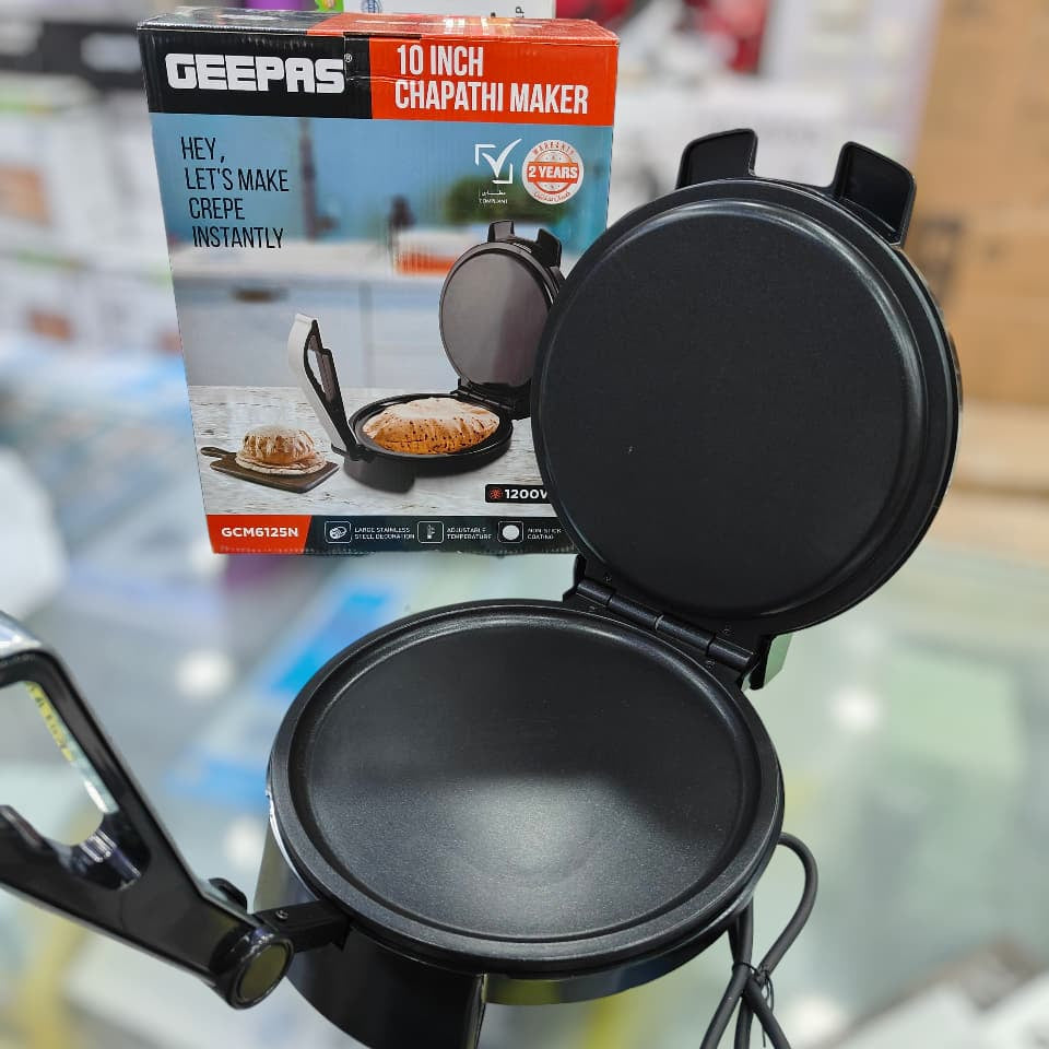 GEEPAS chapati maker gcm6125n roti maker