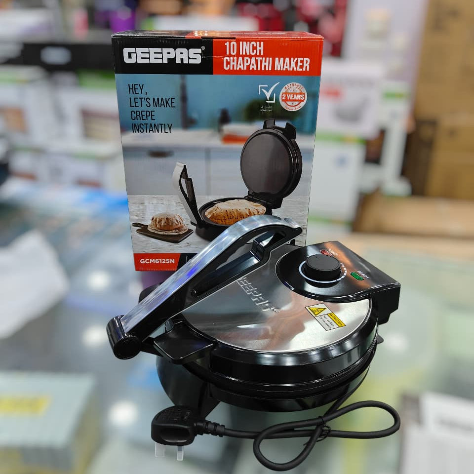 GEEPAS chapati maker gcm6125n roti maker