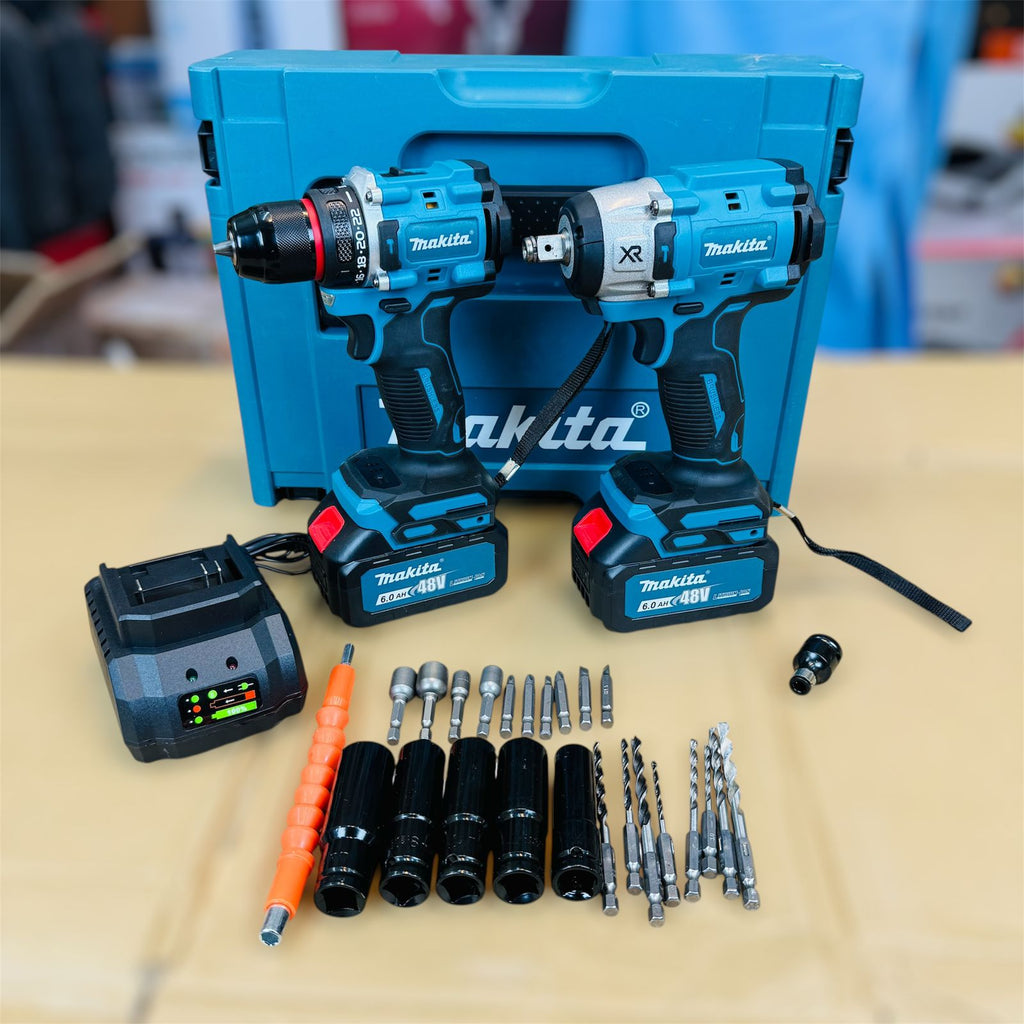 Makita 2 in 1 Drill & impact 30 pcs set