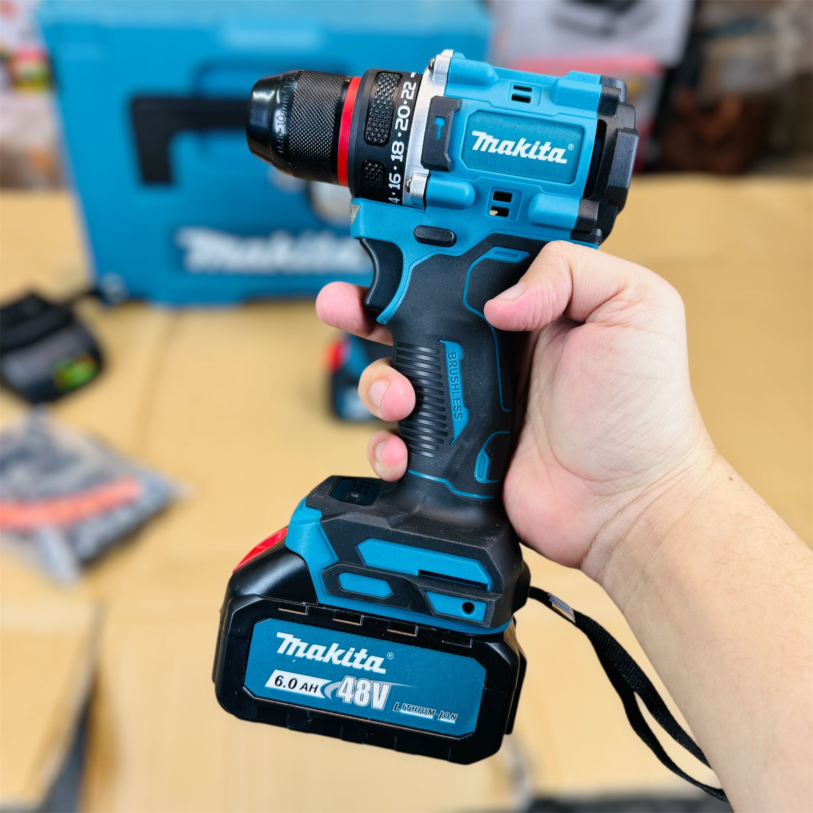 Makita 2 in 1 Drill & impact 30 pcs set