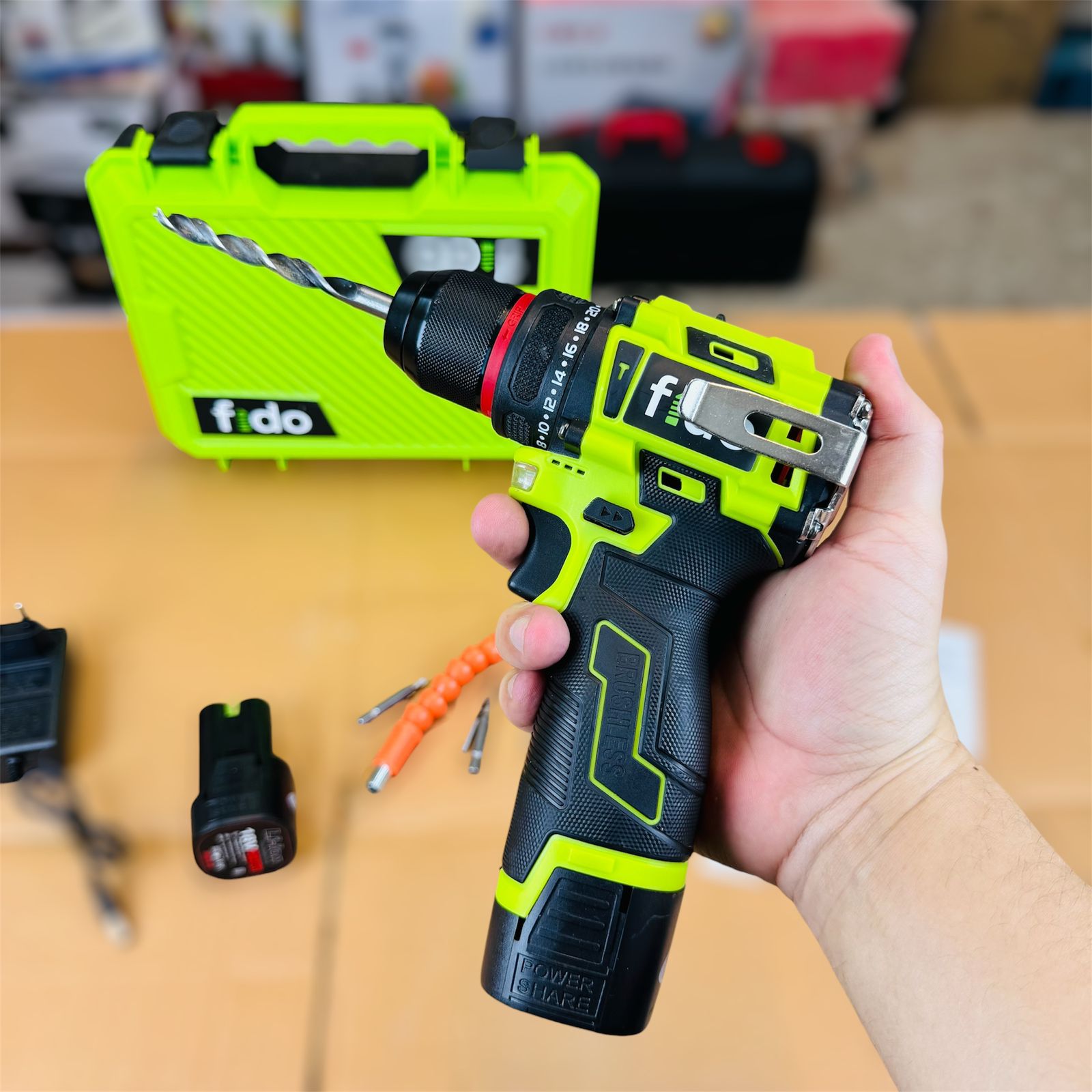 FIDO brushless Tighter Drill 16.8V