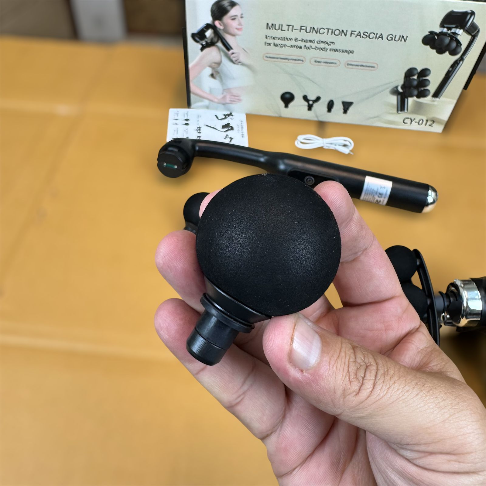 6 head rechargeable multifunction massager