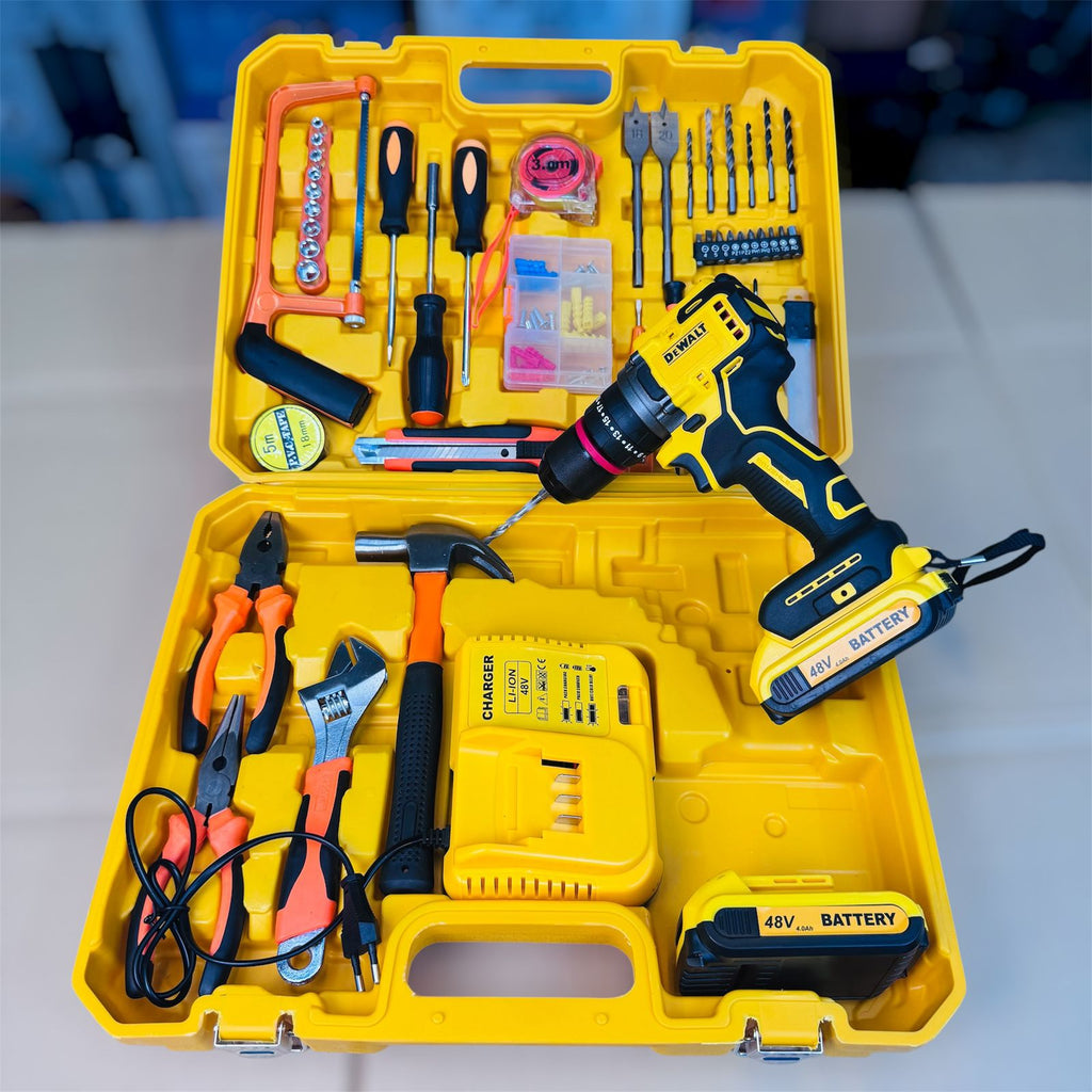 DEWALT 117 brushless drill mechine set