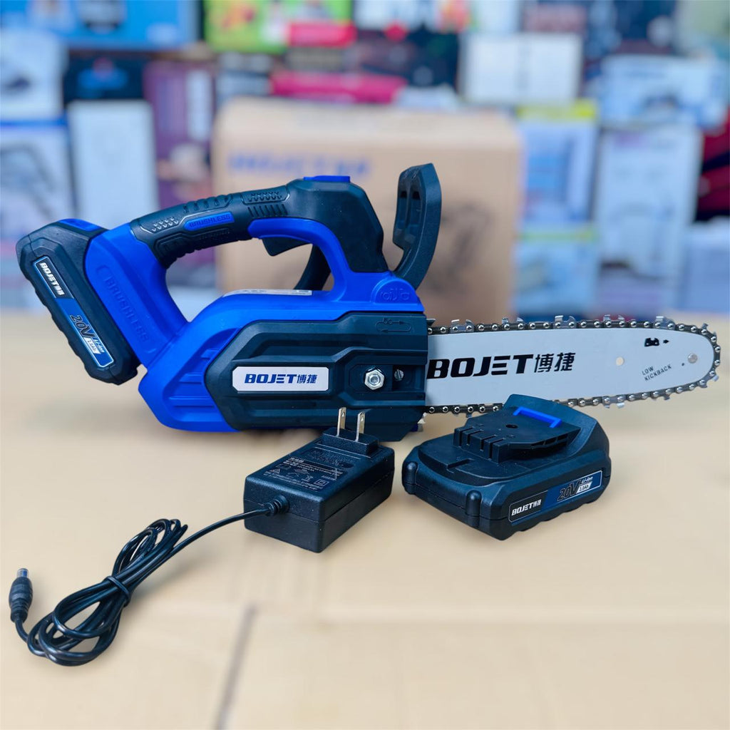 LOT imported BOJET  BJ 4372  12 inches chainsaw 2 batteries