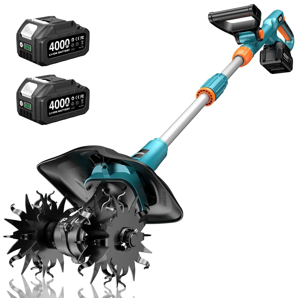 Cordless soil loosener ( rechargeable tiller cultivator )
