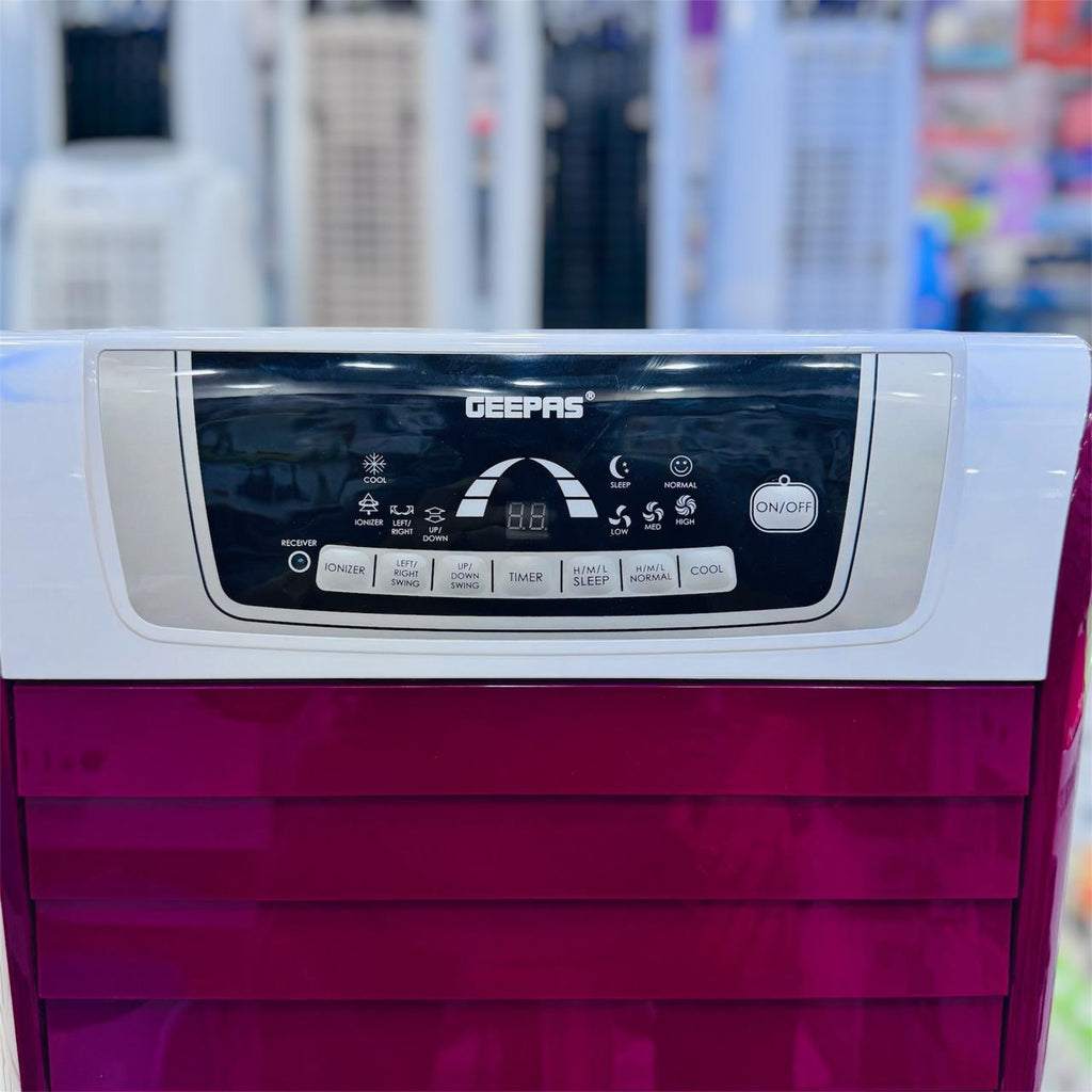 Geepas  Tower Air Cooler With Remote & LED Screen Control