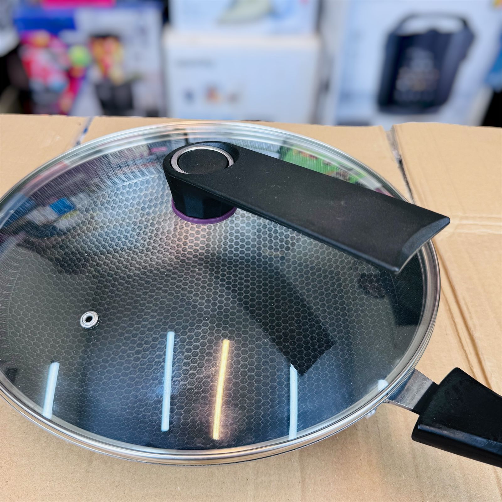 lot imported lasser coating deep fry pan 32CM