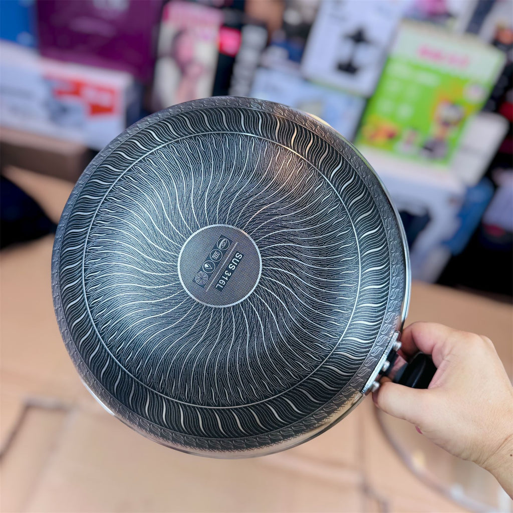 lot imported lasser coating deep fry pan 32CM
