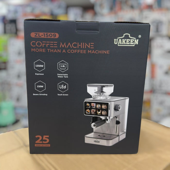 UAKEEN espresso coffee machine with grinder ZL_1509