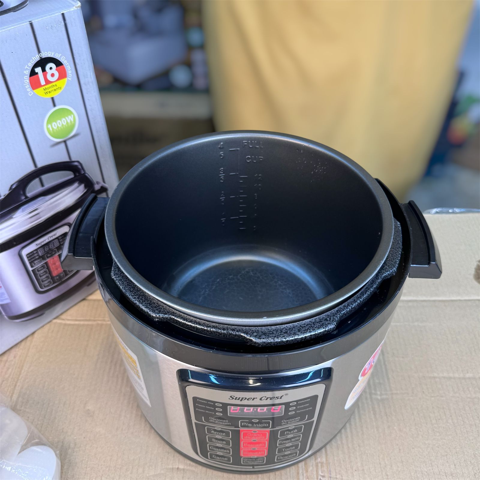 Super crest 10 in 1 6L German electric  pressure cooker  M SCT3005