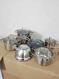 Original Germany Zepter 12 piece cookware set