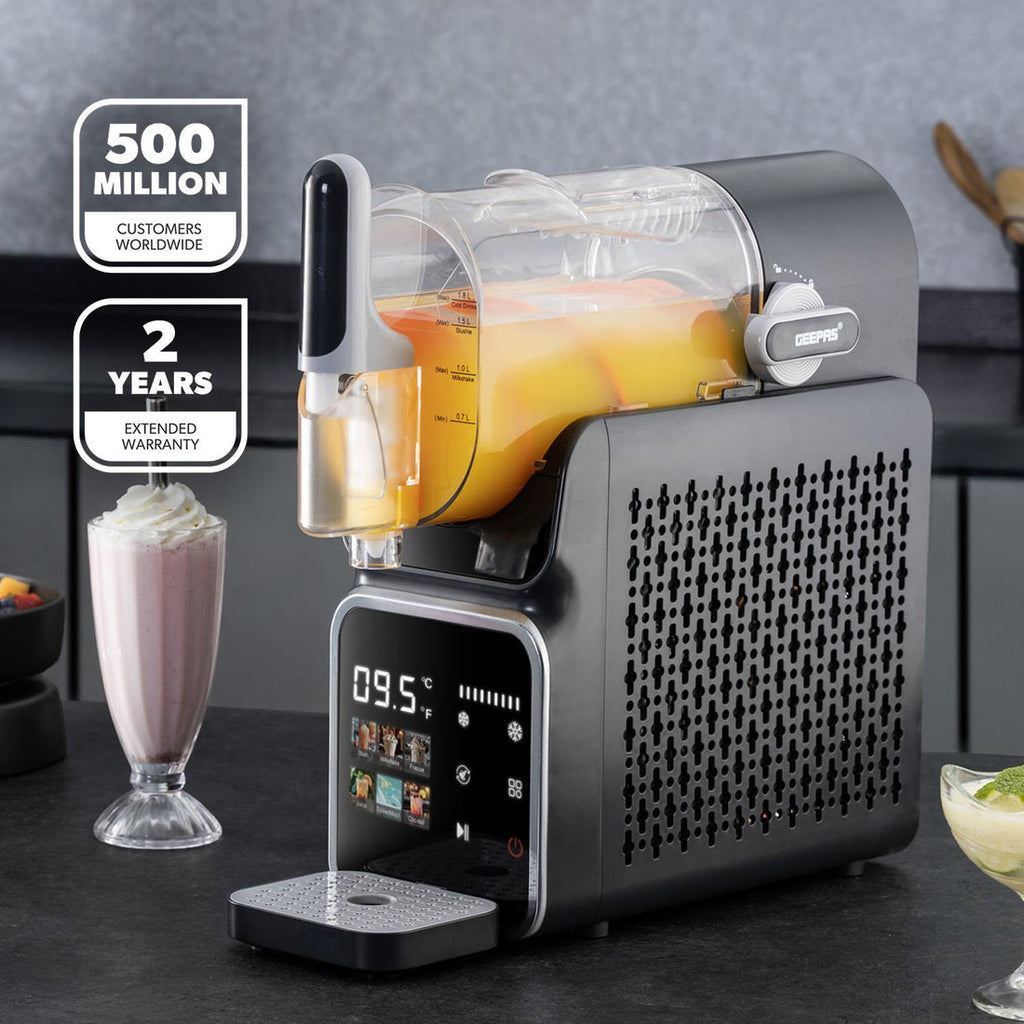 Geepas Slush Machine for Home, Party & Small Business, Makes Slushies