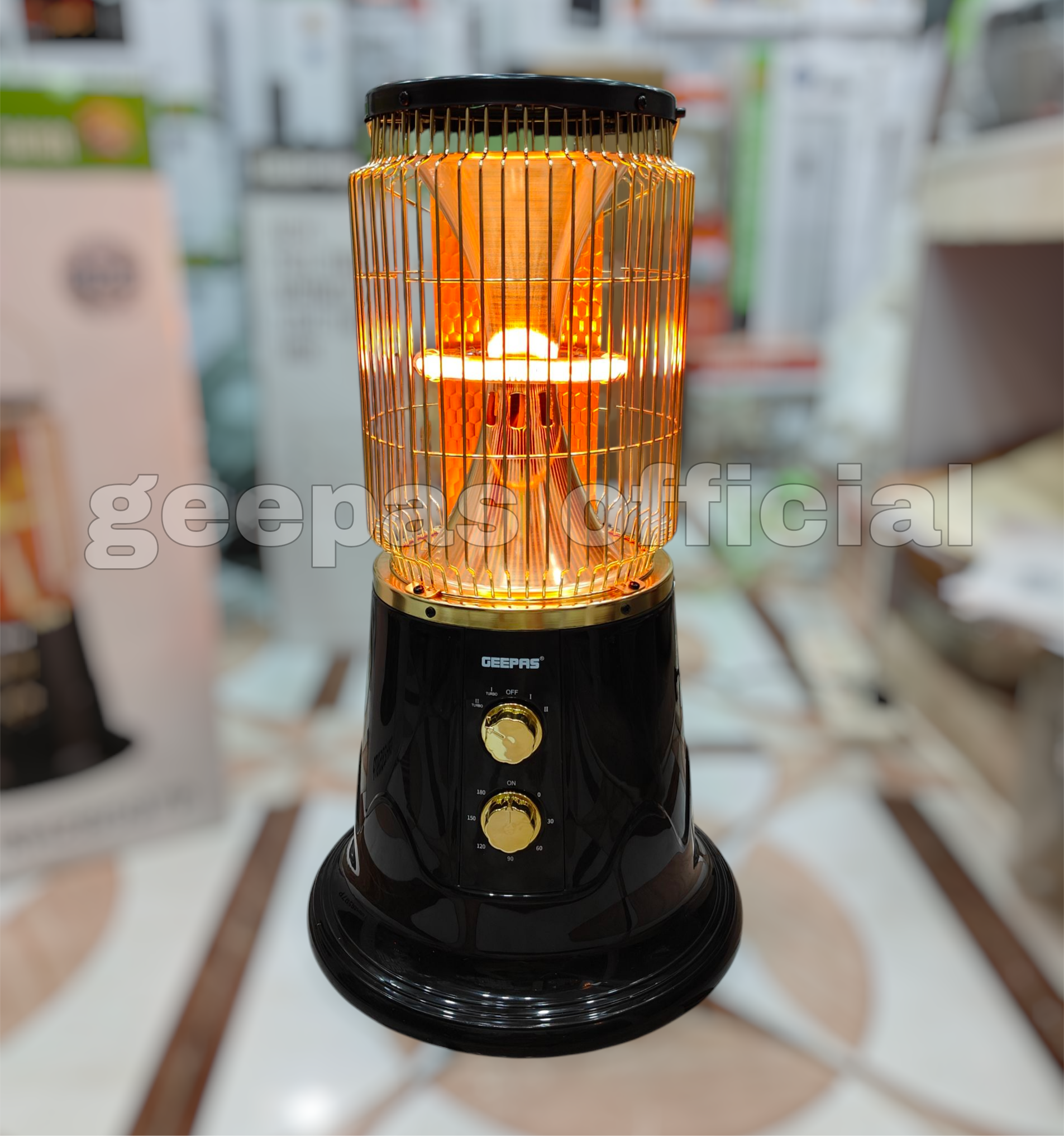 GEEPAS Corban fiber turbo heater