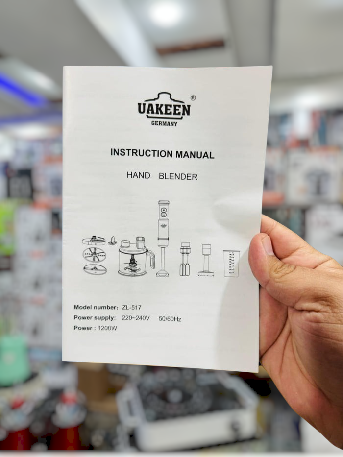 Uakeen 8-in-1 Hnad Blender Set ZL-517