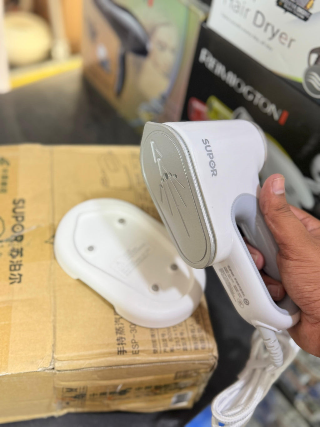 Lot imported hand held steam iron