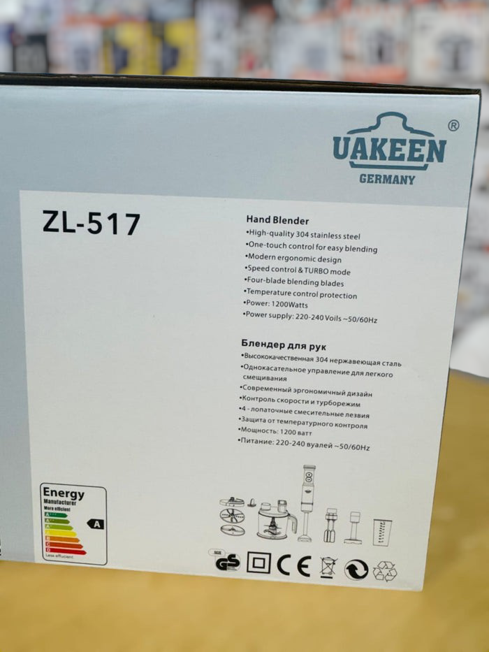 Uakeen 8-in-1 Hnad Blender Set ZL-517